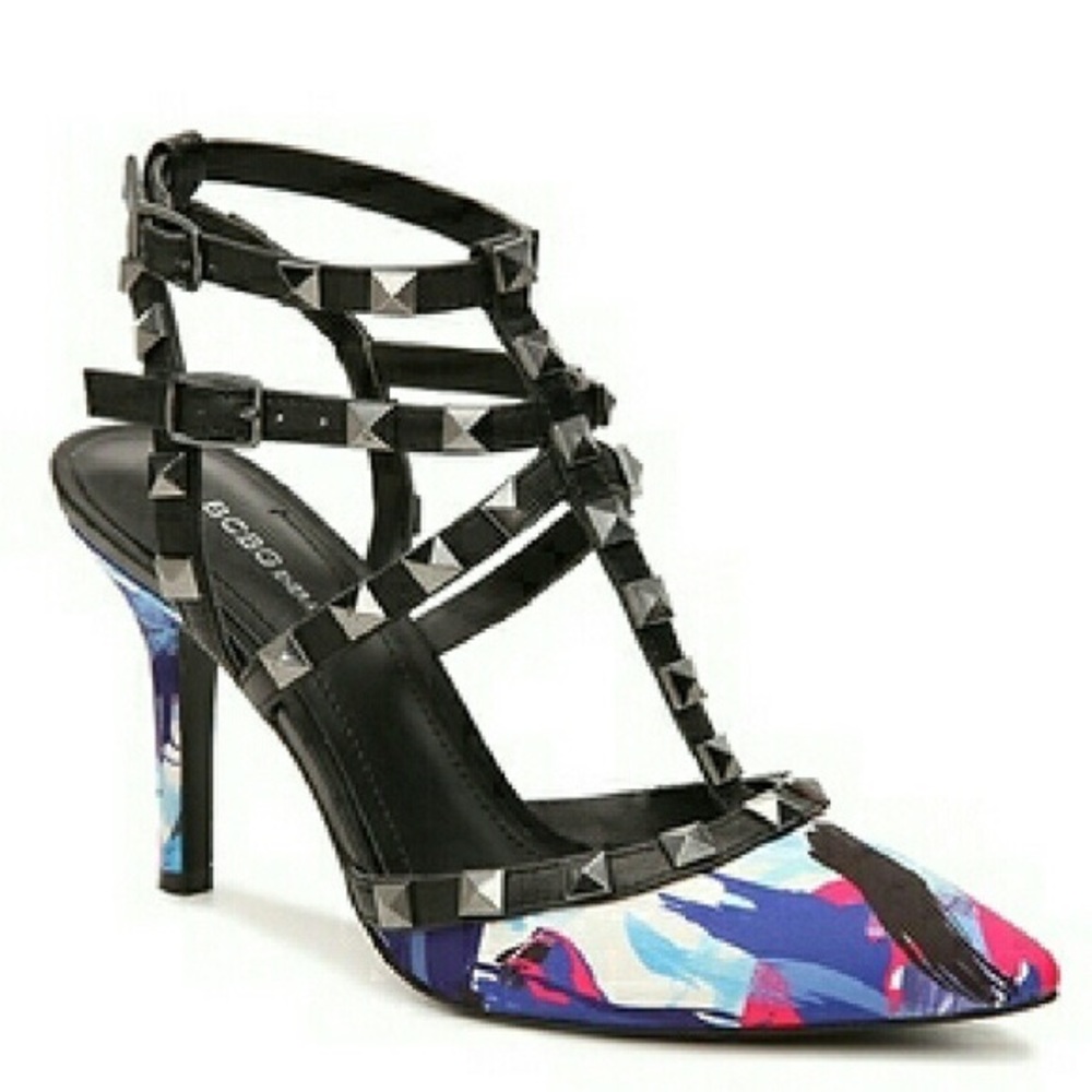 BCBGeneration Blue/Multi/Black Darron Pumps Size 7
